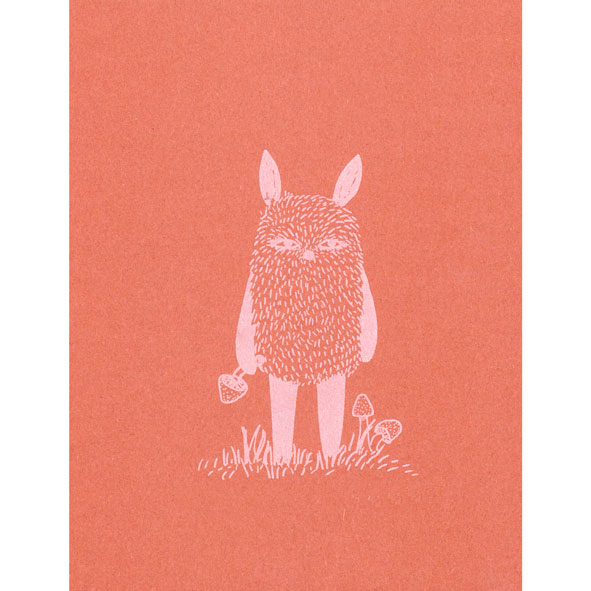 "Forest Gremlin" on brown