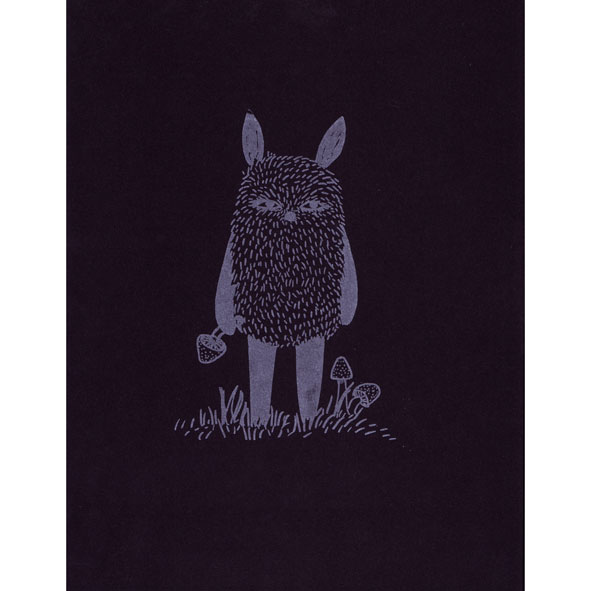 "Forest Gremlin" on black