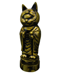 Fortune Cat Statue Rub