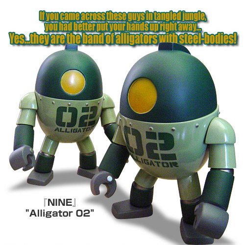Robot NINE - alligator