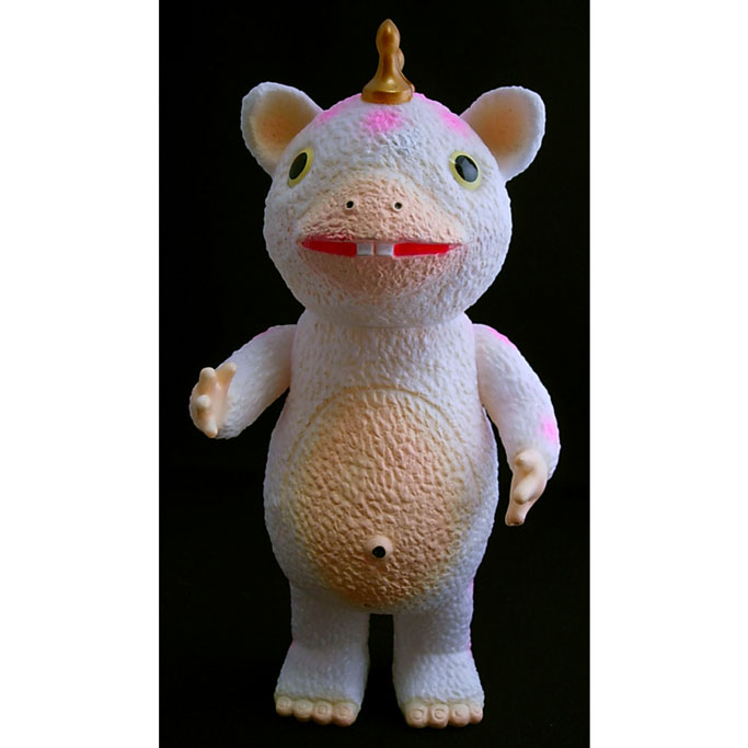 Booska white with pink spots